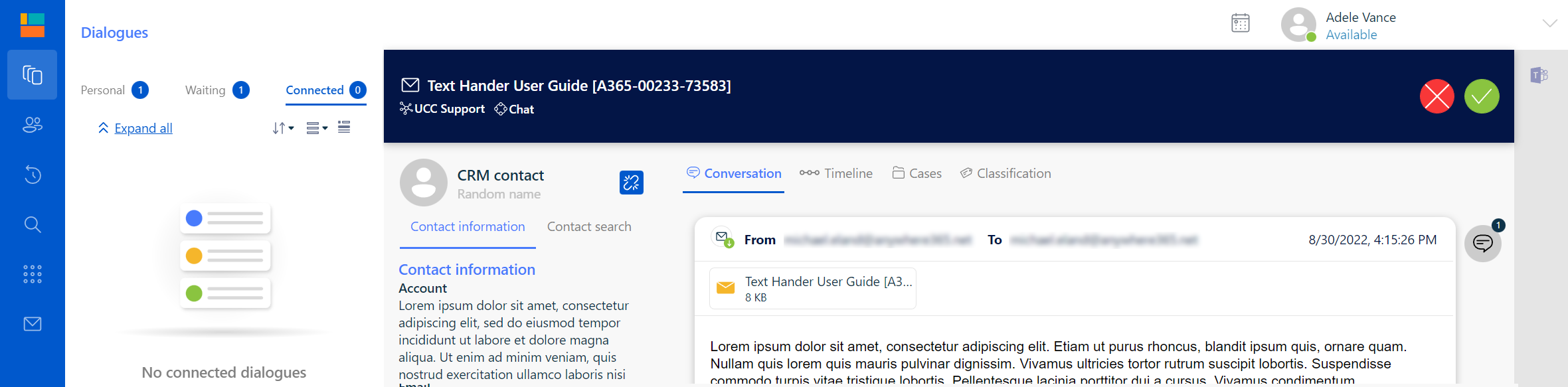 Email Dialogue Provider - User Guide | Dialogue Cloud