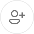 Create contact / HR profile icon